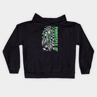 Green Throttle It Kids Hoodie